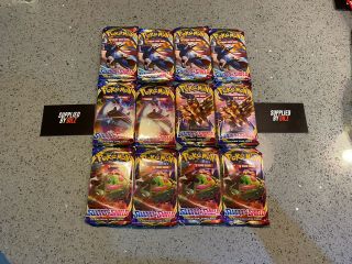 Pokemon Tcg: Sword And Shield Base Set - 12x Booster Pack - &