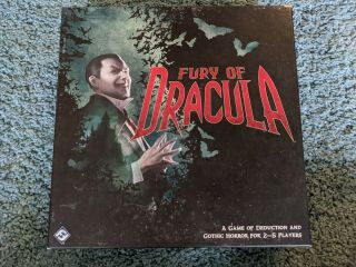 Fury Of Dracula (rare Out Of Print Board Game)