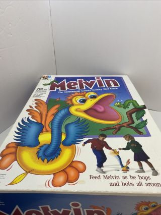 Vintage 1989 Melvin The Motorized Looney Gooney Bird Game Milton Bradley