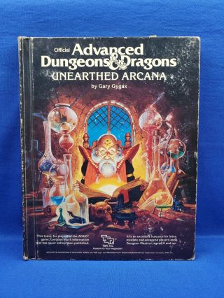 Ad&d Unearthed Arcana 1st Edition - Tsr