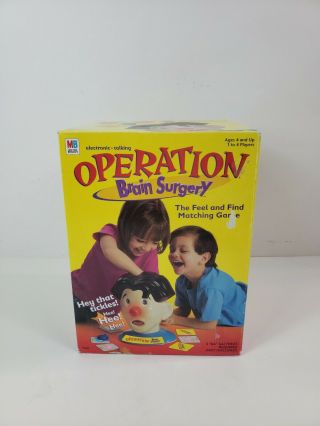 Vintage Operation Brain Surgery Game - Electronic Talking - Complete &