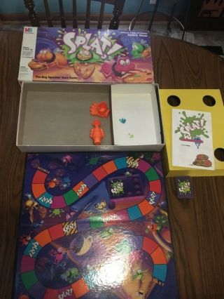 Vintage 1990 Splat Board Game Includes Instructions