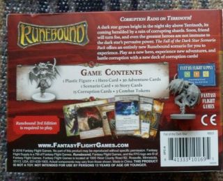 Runebound: Fall of the Dark Star - Scenario Pack - Complete/Unplayed 2