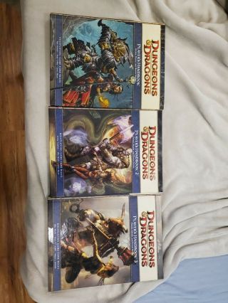 Dungeons And Dragons 4th Edition Player’s Handbooks 1,  2 And 3.
