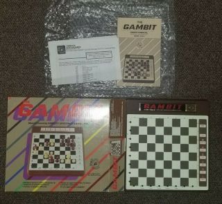 The Gambit Electronic Chess Computer Game 8 Levels 6084 Fidelity
