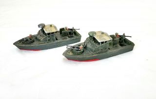 Flames Of War Usa Pbr Patrol Boat River Painted 2 Boats Fow Nam Us Vietnam