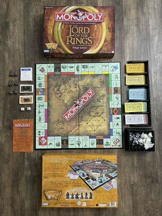 2003 Monopoly Lord Of The Rings Trilogy Edition - All 6 Collectible Pawns,  Ring