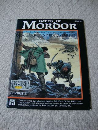 Gates Of Mordor Merp Middle Earth Role Playing I.  C.  E.  Rolemaster