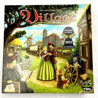 Village Board Game 2012 Inka Markus Brand 2 - 4 Player Family Fun Tasty Minstrel