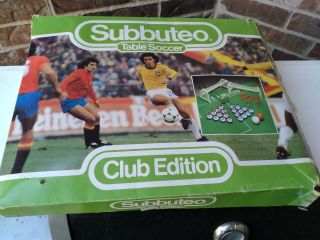 1982 Subbuteo Table Soccer Club Edition Box Game