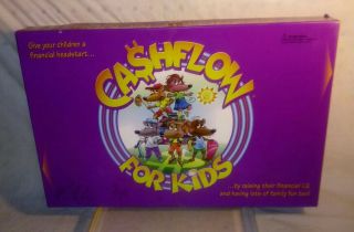 Cashflow For Kids Board Game By Robert Kiyosaki Pre - Owned