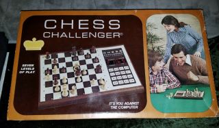 Vintage Chess Challenger Fidelity Electronics Chess Game Euc