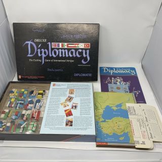 Diplomacy Vintage (1992) Avalon Hill Board Game Complete