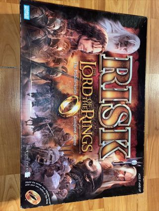 Risk The Lord Of The Rings Collectors Middle Earth Conquest Game Ring