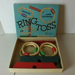 Vintage Parker Brothers Game Ring Toss - 1960s - Board Game