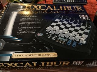 Excalibur King Master Iii Electronic Chess And Checkers Complete Instructions