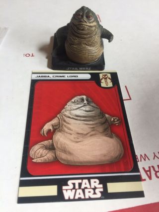 Star Wars Miniatures Alliance & Empire Jabba,  Crime Lord With Card 46/60