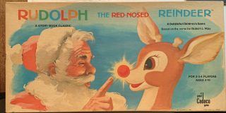 Cadaco 1977 Rudolph The Red Nosed Reindeer Game Complete