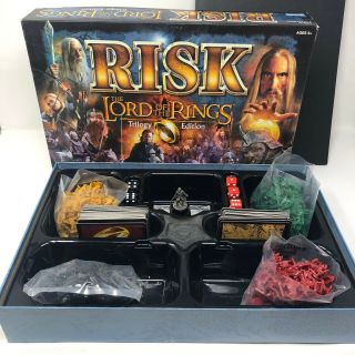 Risk Lord Of The Rings Trilogy Middle Earth Lotr Board Game Missing Ring