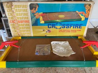 Crossfire - 1971 Ideal Game / Box / Rapid Fire Action Game