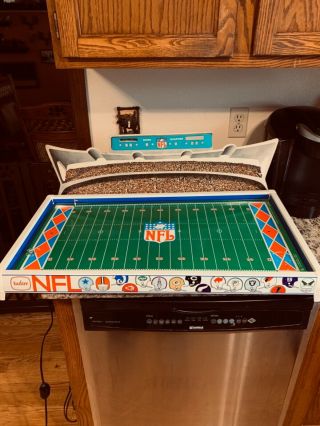 Vintage Nfl Tudor Electric Football Vibrating Game Board Only And Box