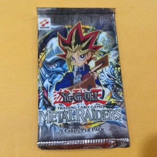 Yugioh Metal Raiders Factory 1 Booster Pack Blank Right Top