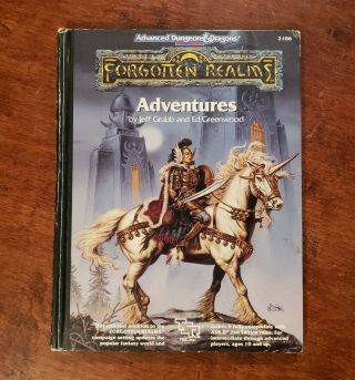 Advanced Dungeons & Dragons Forgotten Realms Adventures 2106 Hardcover