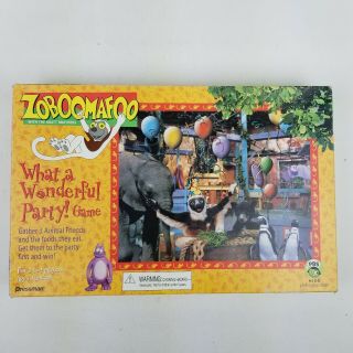 Vintage Zoboomafoo Pbs Kids What A Wonderful Party Board Game Kratt Brothers