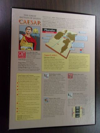 Game by GMT - Caesar: Battles of the Roman Civil War Unpunched 2