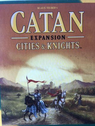 Cities And Knights Expansion For Catan Board Game - Complete