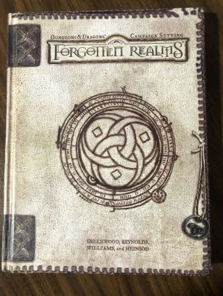 Dungeons And Dragons: Forgotten Realms Campaign Setting Book