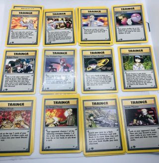 50 1st Edition Pokemon Gym Heros Trainer Card Bundle All Plus Holo