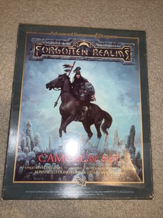 Advanced Dungeons And Dragons - Forgotten Realms Campaign Set