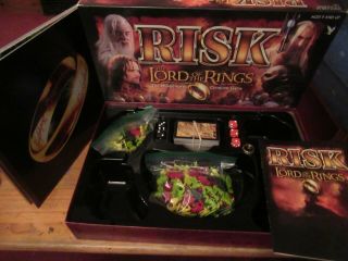 Lord Of The Rings " Risk,  Middle Earth Conquest " Game Complete Parker Brothers