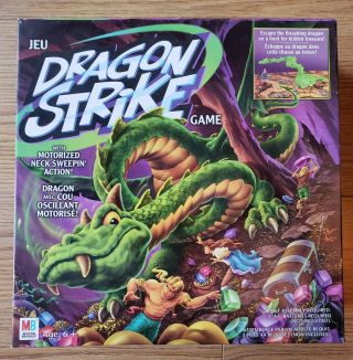 Milton Bradley Dragon Strike Board Game 2002 Complete