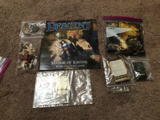 Manor Of Ravens Expansion For Descent Journeys In The Dark 2nd Edition (no Box)