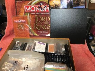 Monopoly The Lord Of The Rings Trilogy Edition 2003 Game - Complete