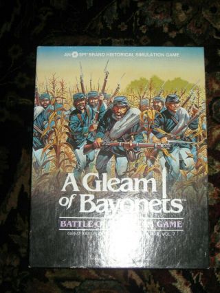 Gleam Of Bayonets Spi/tsr Great Battles Of American Civil War - Unpunched