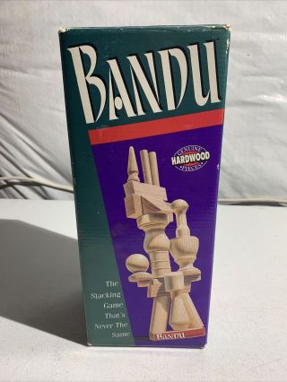 Milton Bradley 1991 Bandu The Stacking Game That 