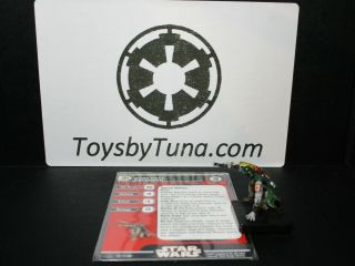 Star Wars Miniatures Boba Fett,  Enforcer Alliance & Empire A&e W/ Card Mini Rpg