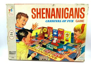 Vintage Shenanigans Carnival Of Fun Board Game