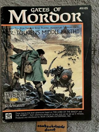 The Gates Of Mordor Merp Middle - Earth Module J.  R.  R Tolkien Adventure 8105