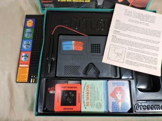The Lie Detector Board Game Vintage 1987 Pressman Complete 2