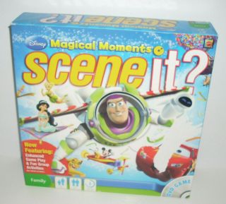 Scene It? Disney Magical Moments Family Dvd Game 100 Complete