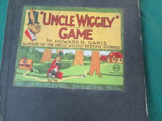 Uncle Wiggily Game Board Only 4817 Vintage 1916 Milton Bradley