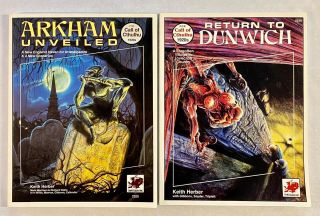 Arkham Unveiled & Return To Dunwich,  Call Of Cthulhu Rpg Books –.