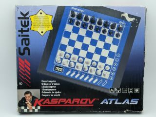 Saitek Atlas Kasparov Electronic Chess Computer 1998 42k110 - 61000