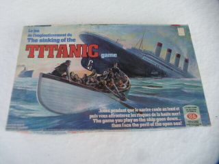 Vintage 1976 Ideal The Sinking Of The Titanic Board Game 99 Complete Euc