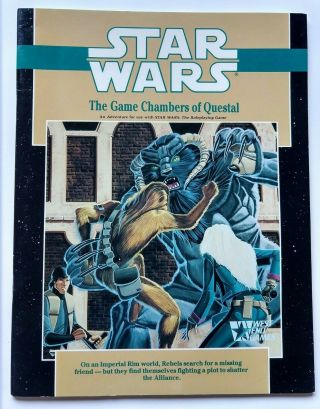 Star Wars The Game Chambers Of Questal Rpg West End Games 1990 " - Very Good "