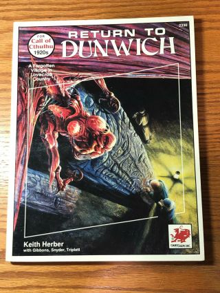 Return To Dunwich: Call Of Cthulhu By Keith Herber